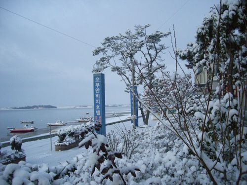 호텔 설경